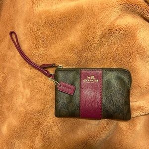 Coach wrist wallet